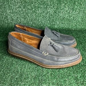 Sandro Moscoloni Casual Loafer Blue Leather Slip-on Comfort Mens Size 10.5 D